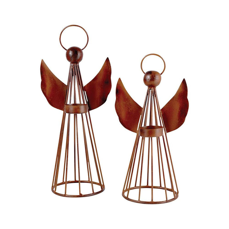 Pomeroy Holiday Set of 2 Angel Lighting | Modishstore | Candle Holders