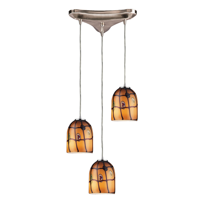 RAPTURE SERIES - CINNAMON ELK Lighting 543-3CI | Pendant Lamps | Modishstore