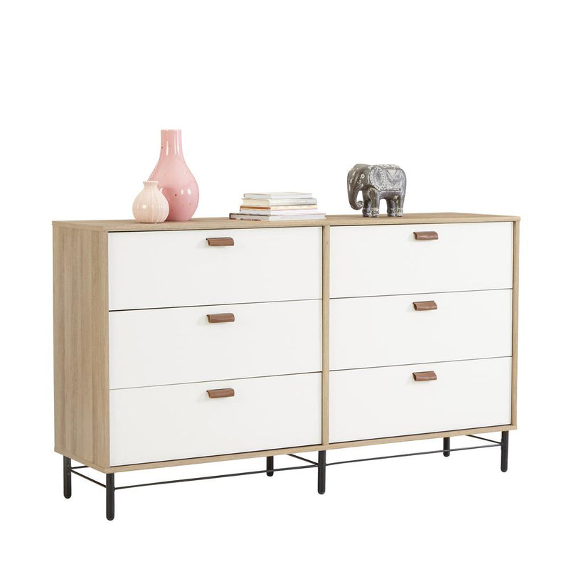 Anda Norr 6 Drawer Dresser So By Sauder | Dressers | Modishstore