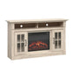Media Fireplace Chalk Oak By Sauder | TV Stands | Modishstore