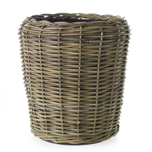 Rattan/Wicker Farmhouse Basket By Accent Decor | Planters, Troughs & Cachepots | Modishstore - 8