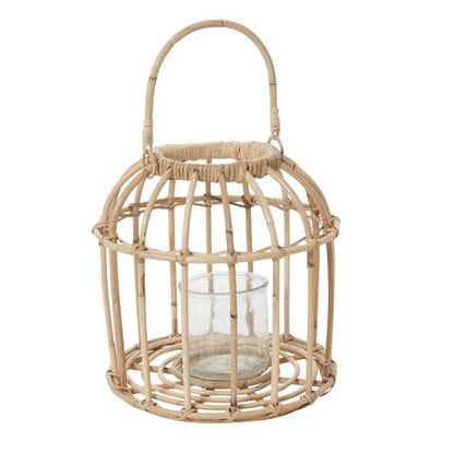 Olvera Cane Woven Cage Lantern By Accent Decor | Lanterns | Modishstore - 5