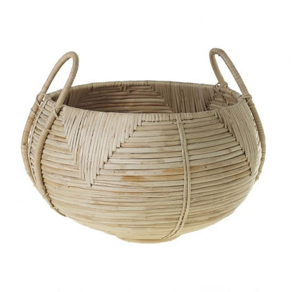 Cane Basket By Accent Decor | Planters, Troughs & Cachepots | Modishstore - 3