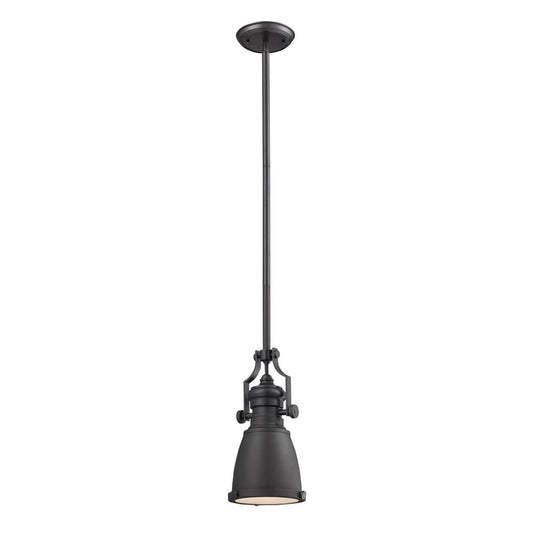 Chadwick 1-Light mini pendant in Matte Black ELK Lighting | Pendant Lamp | Modishstore