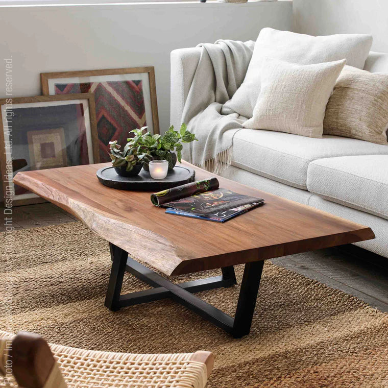 Takara Live Edge Coffee Table By Texture Designideas | Coffee Tables | Modishstore