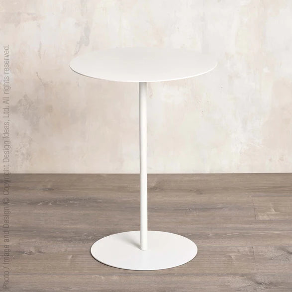 Miami Side Table-White By Texture Designideas | Side Tables | Modishstore