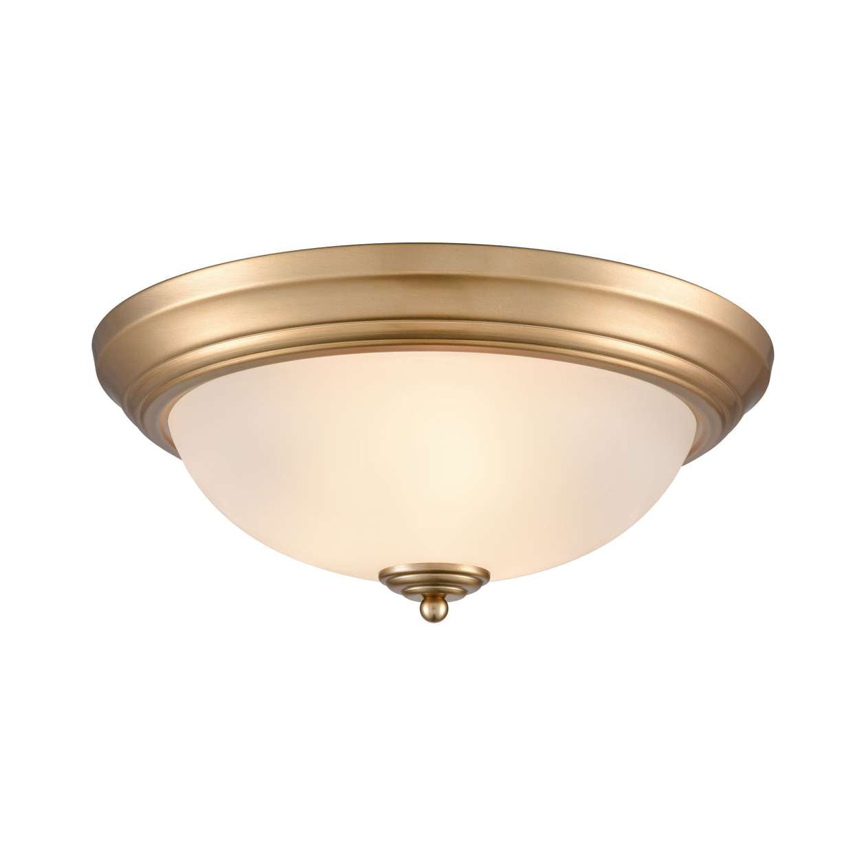 3L Flushmount in Satin Gold | Ceiling Lamps | Modishstore