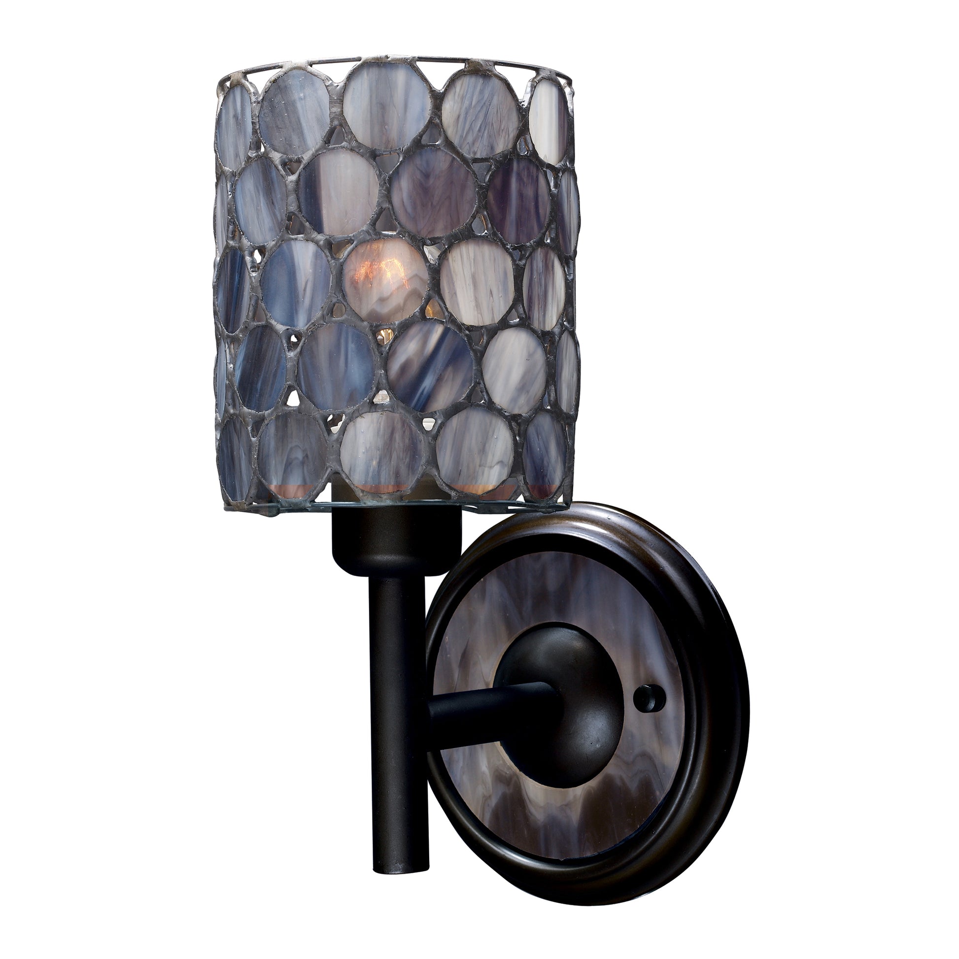 Cirque 1-Light Sconce in Matte Black ELK Lighting | Sconces | Modishstore