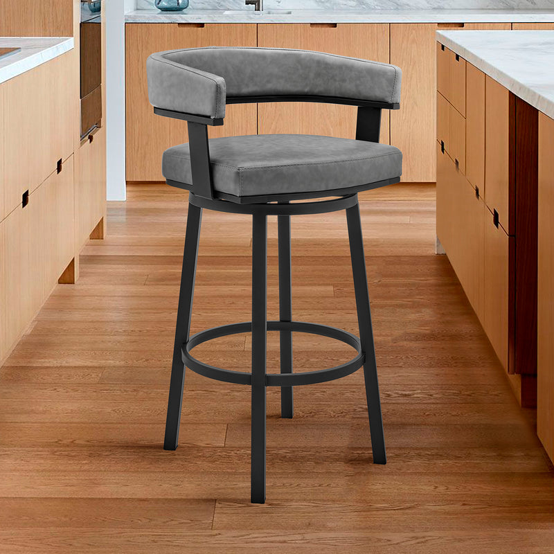 Amisco lars swivel best sale counter and bar stool