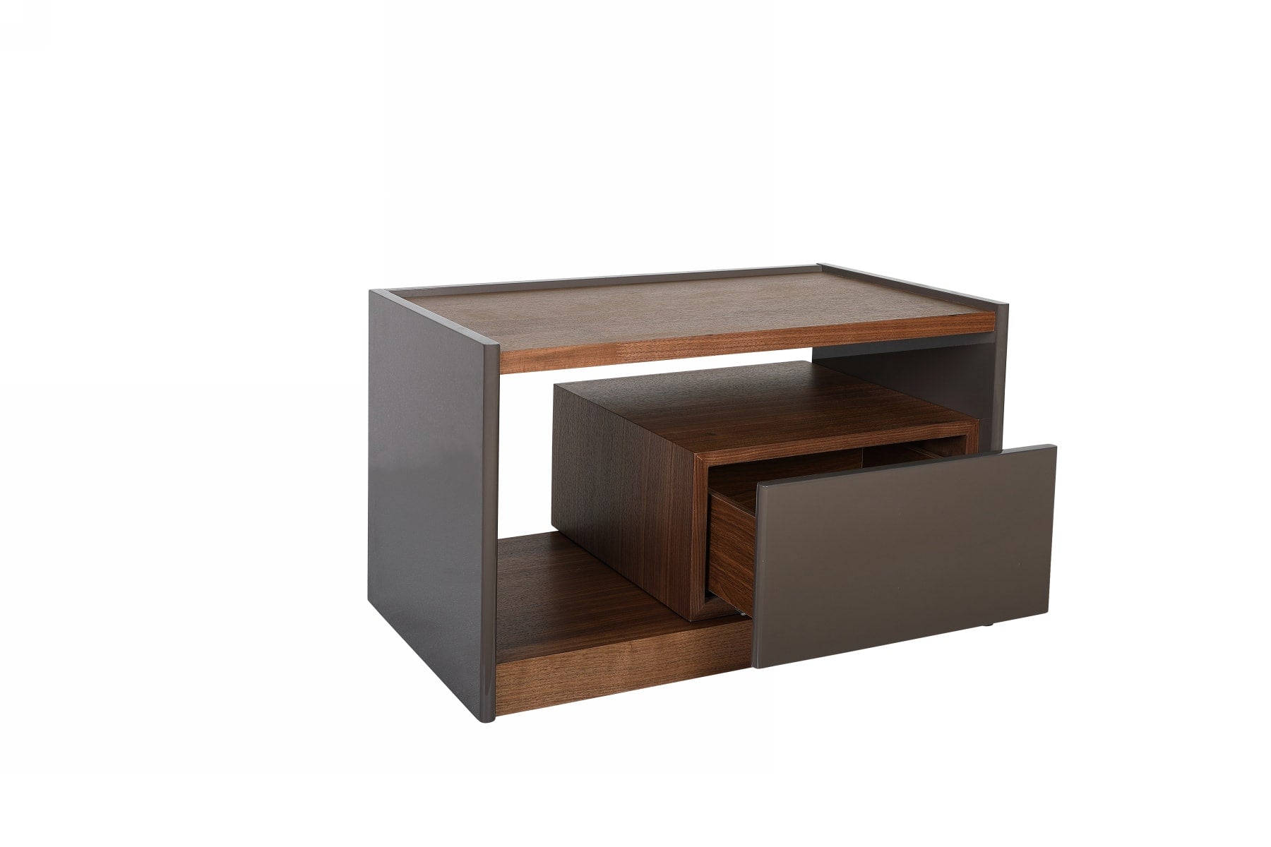 Modrest Tara - Modern Walnut Nightstand | Nightstands | Modishstore - 2