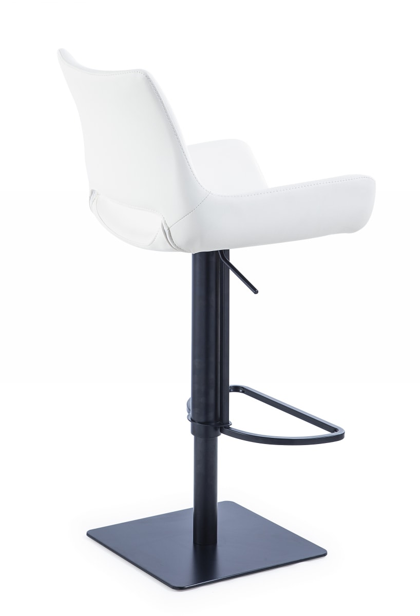 Modrest Niles - Modern White Bar Stool | Bar Stools | Modishstore - 3