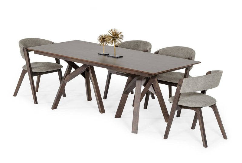 Modrest Grover - Modern Dark Wenge Dining Table | Dining Tables | Modishstore - 1