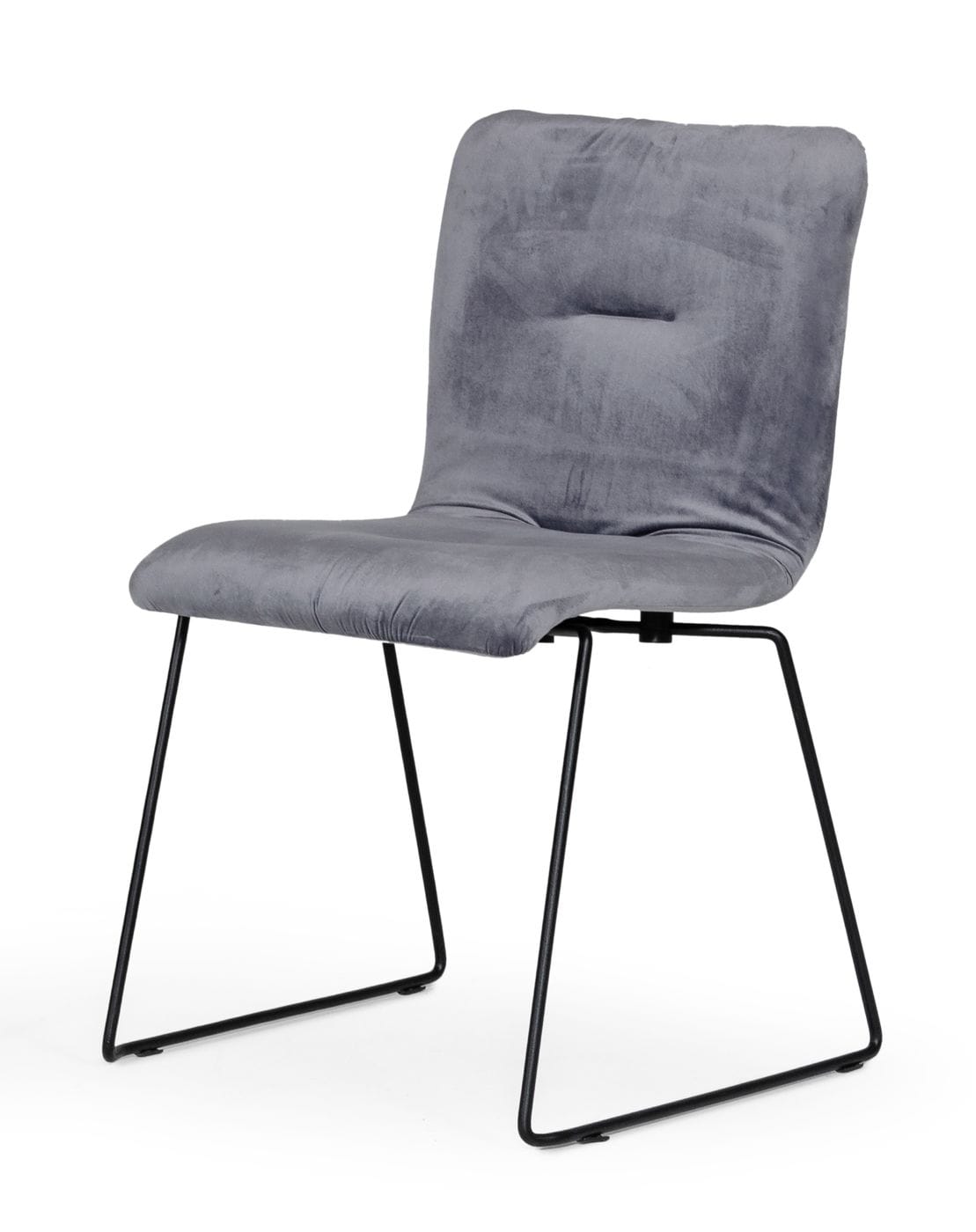 Modrest Yannis - Modern Grey Fabric Dining Chair (Set of 2) | Dining Chairs | Modishstore - 5