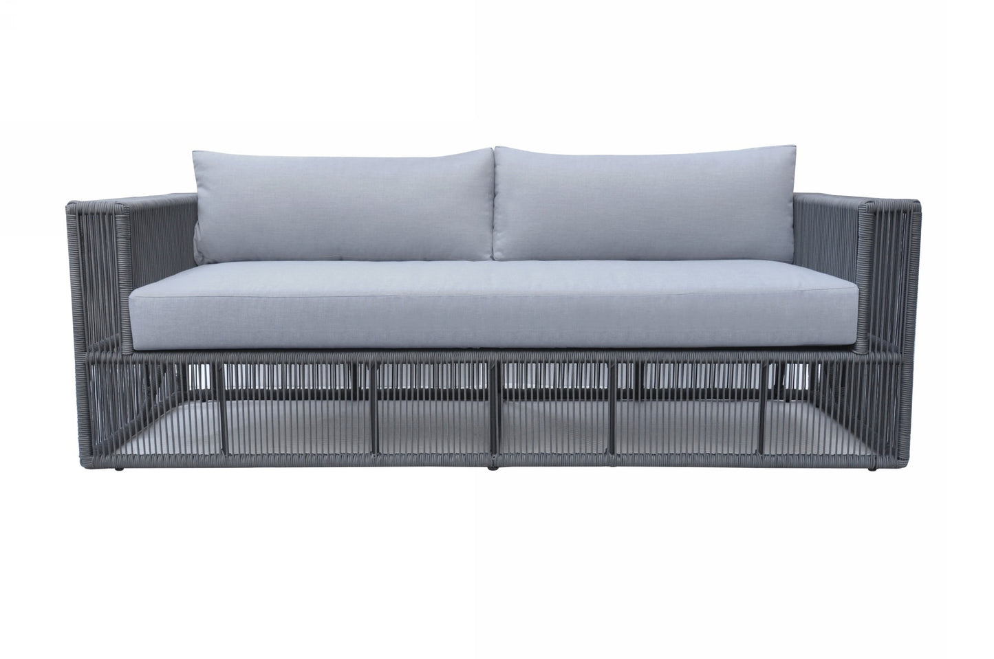 Renava Whimsy - Modern Outdoor Light Grey & Dark Grey Sofa Set | Outdoor Sofas, Loveseats & Sectionals | Modishstore - 4