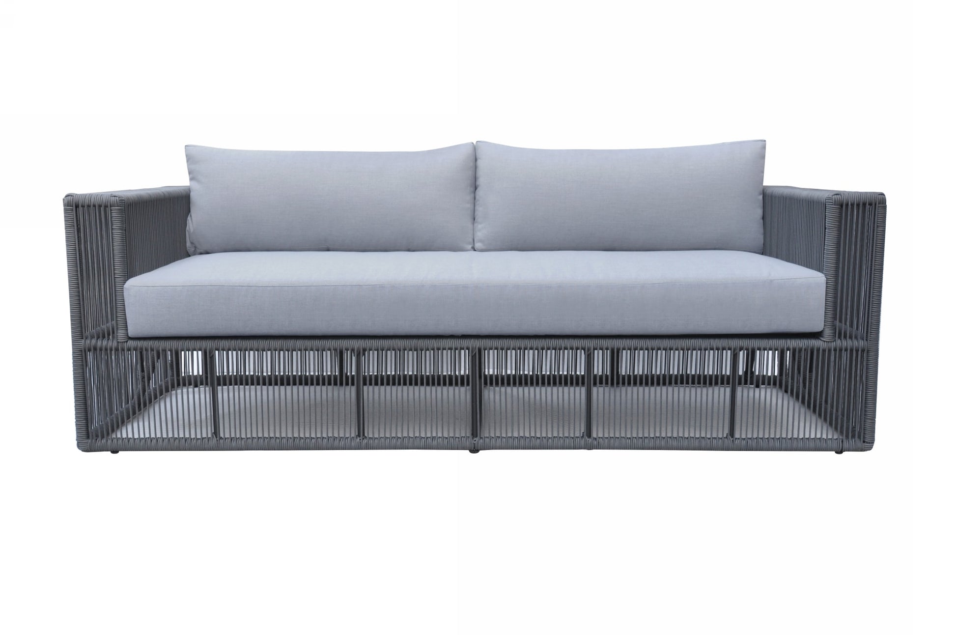 Renava Whimsy - Modern Outdoor Light Grey & Dark Grey Sofa Set | Outdoor Sofas, Loveseats & Sectionals | Modishstore - 4