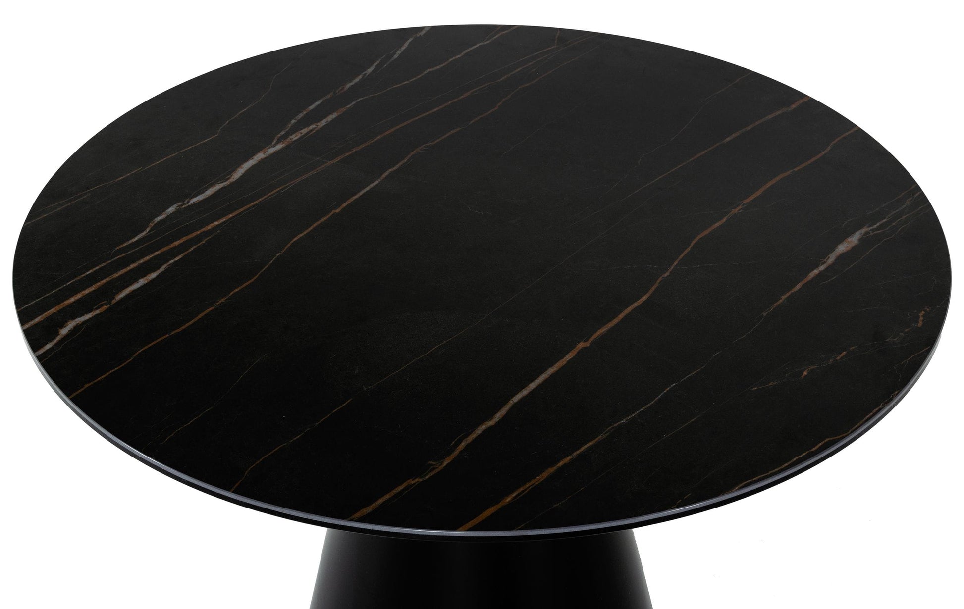 Modrest Edith - Modern Round Black Ceramic Dining Table | Dining Tables | Modishstore - 3