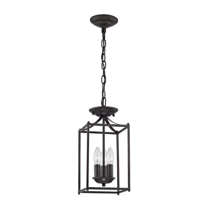 Foyer 3-Light Mini Pendant in Oil Rubbed Bronze | Pendant Lamps | Modishstore