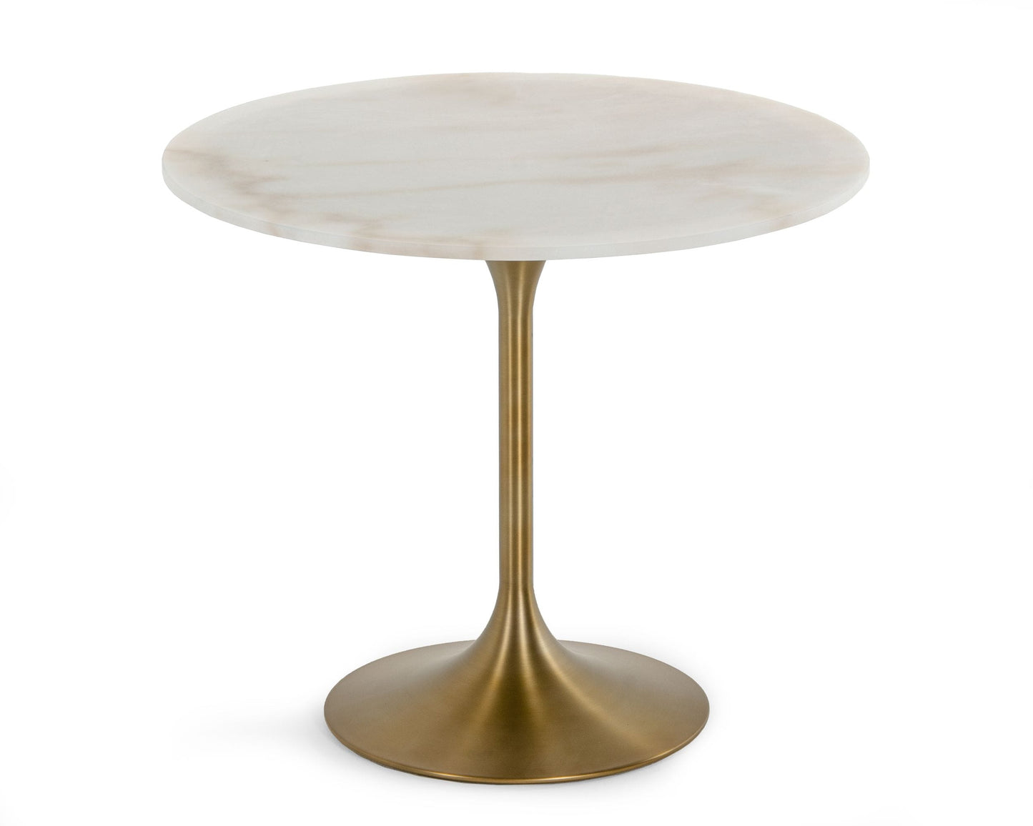 Modrest Collins - Glam White Marble & Gold Dining Table | Dining Tables | Modishstore - 2