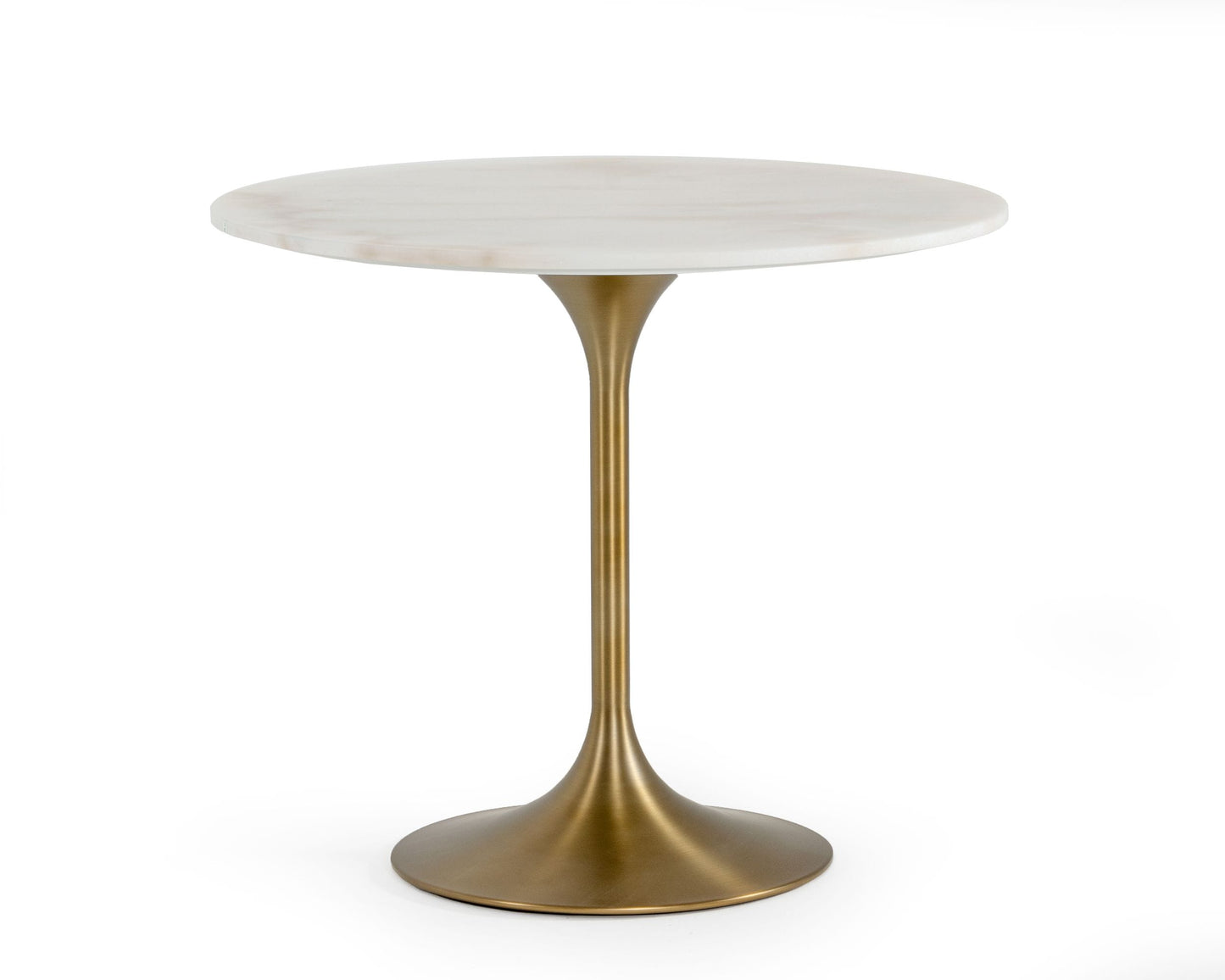 Modrest Collins - Glam White Marble & Gold Dining Table | Dining Tables | Modishstore - 3