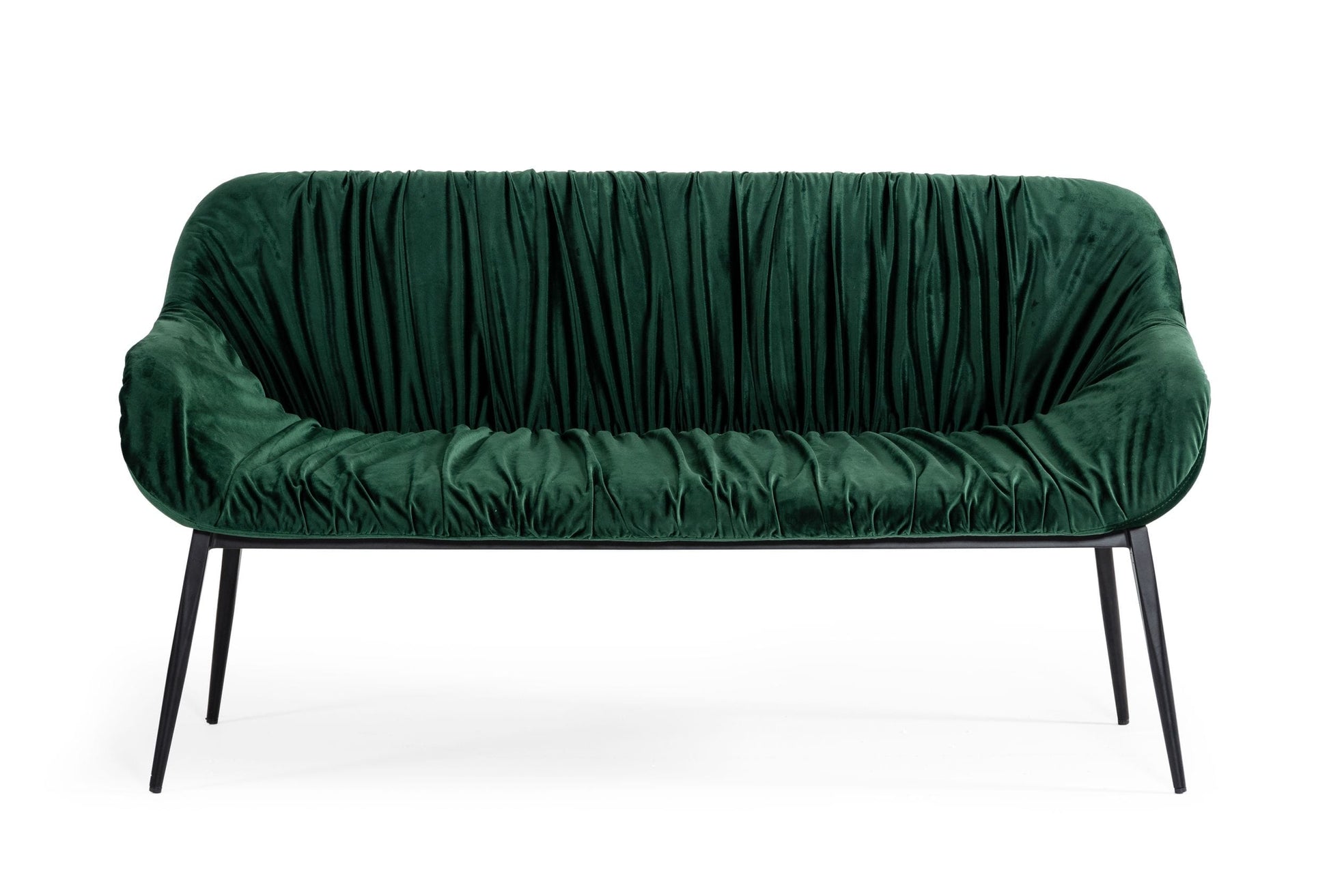 Modrest Katrina - Modern Green Fabric Bench | Benches | Modishstore - 3