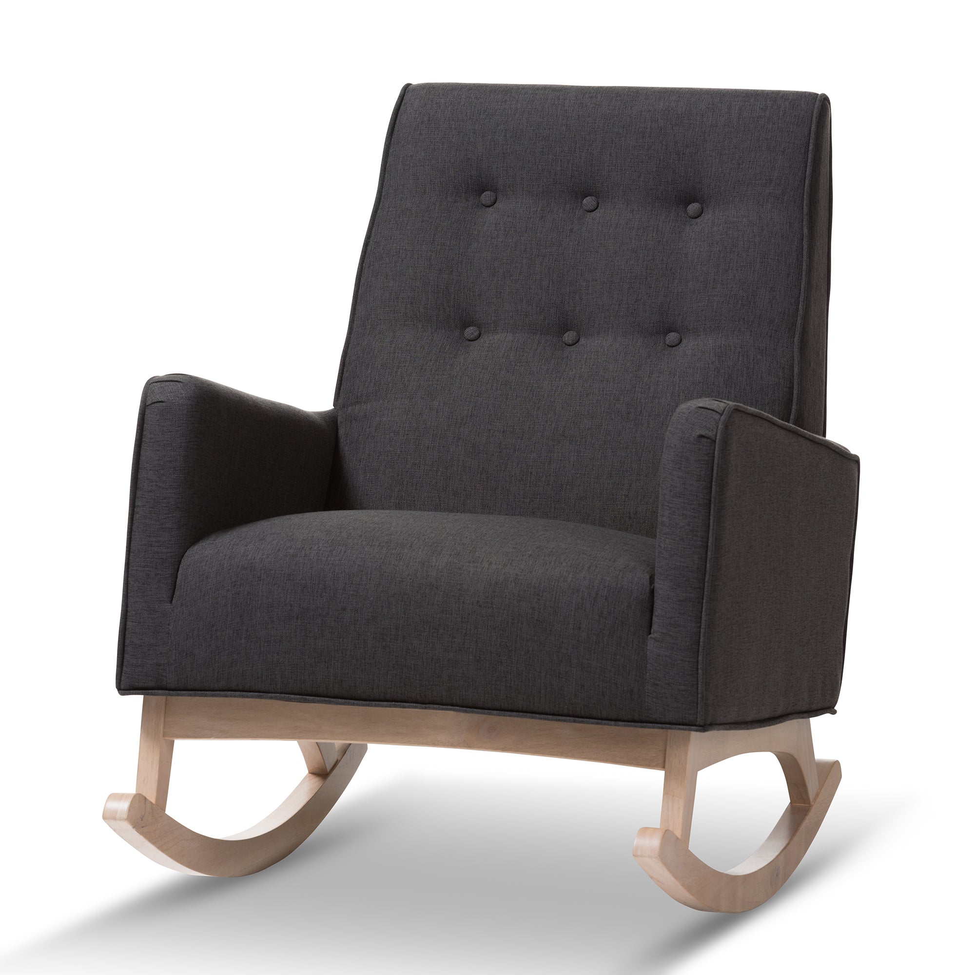 Zoe tufted cheap rocking chair