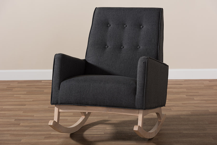 Baxton studio rocking online chair