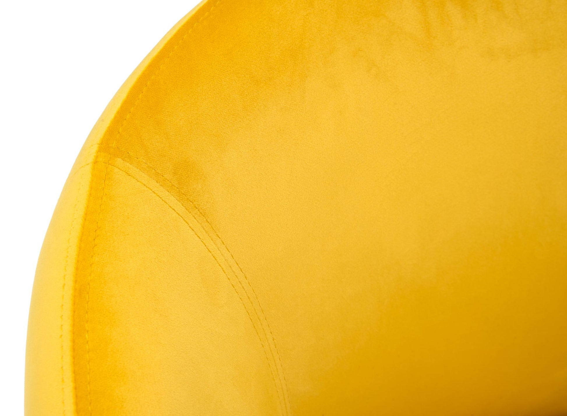 Modrest Luzerne - Modern Yellow Velvet Dining Chair | Dining Chairs | Modishstore - 4