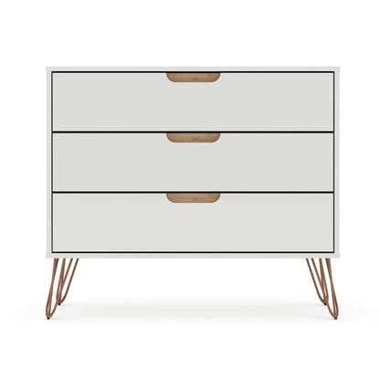 Rockefeller Dresser in White By Manhattan Comfort | Dressers | Modishstore - 11