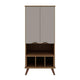 Hampton 26.77" Display Cabinet in White By Manhattan Comfort | Cabinets | Modishstore - 21