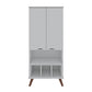 Hampton 26.77" Display Cabinet in White By Manhattan Comfort | Cabinets | Modishstore - 2