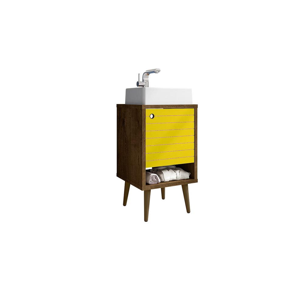 Liberty 17.71" Bathroom Vanity Sink in Rustic Brown By Manhattan Comfort | Bathroom Accessories | Modishstore - 14