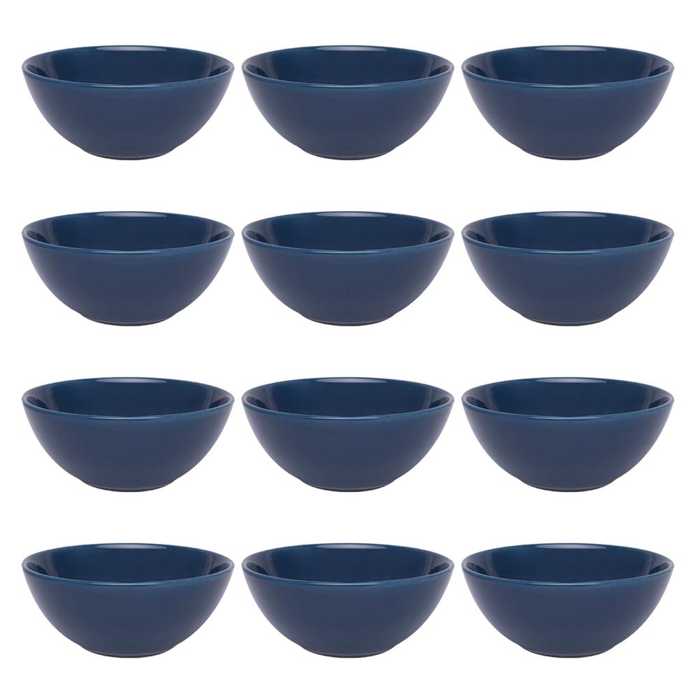 Daily Floreal 6 Large Dinner 29.29 oz. Soup Bowls  in Blue By Manhattan Comfort | Dinnerware | Modishstore