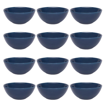 Daily Floreal 6 Large Dinner 29.29 oz. Soup Bowls  in Blue By Manhattan Comfort | Dinnerware | Modishstore