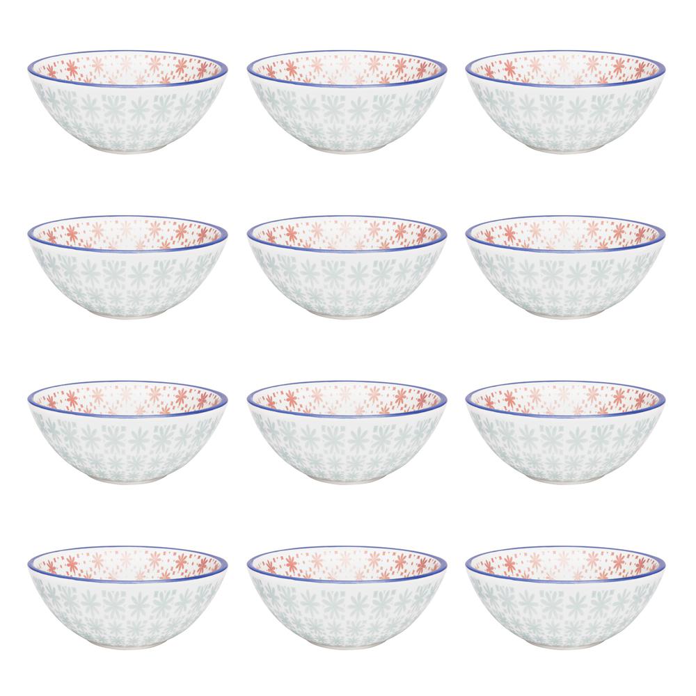 Daily Full Bowl 6 Large Dinner 20.29 oz. Soup Bowls  in Red and Blue By Manhattan Comfort | Dinnerware | Modishstore - 11