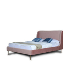 Heather Full-Size Bed in Blush By Manhattan Comfort