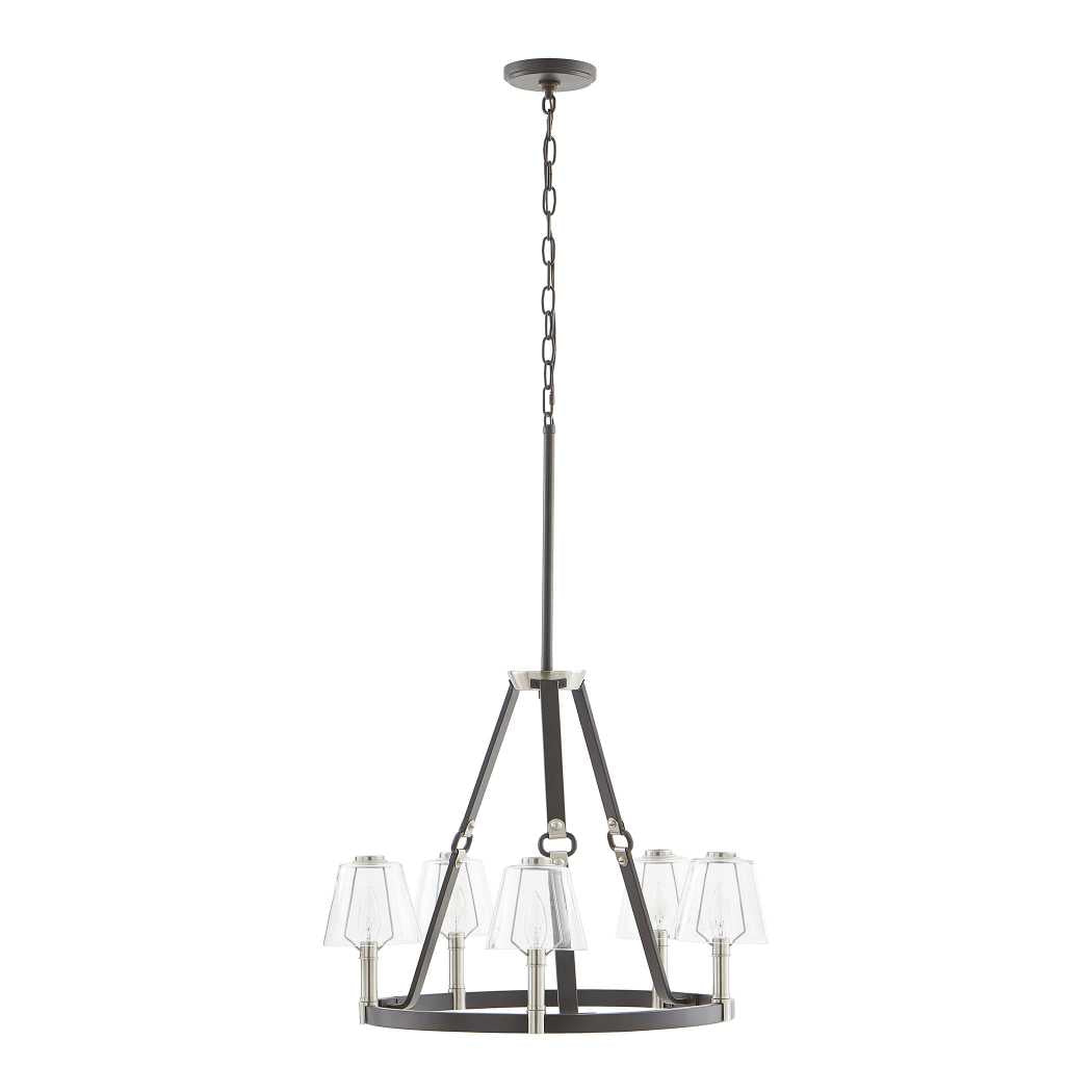 Armstrong Grove 25'' Wide 5-Light Chandelier - Espresso By ELK |Chandeliers |Modishstore - 8