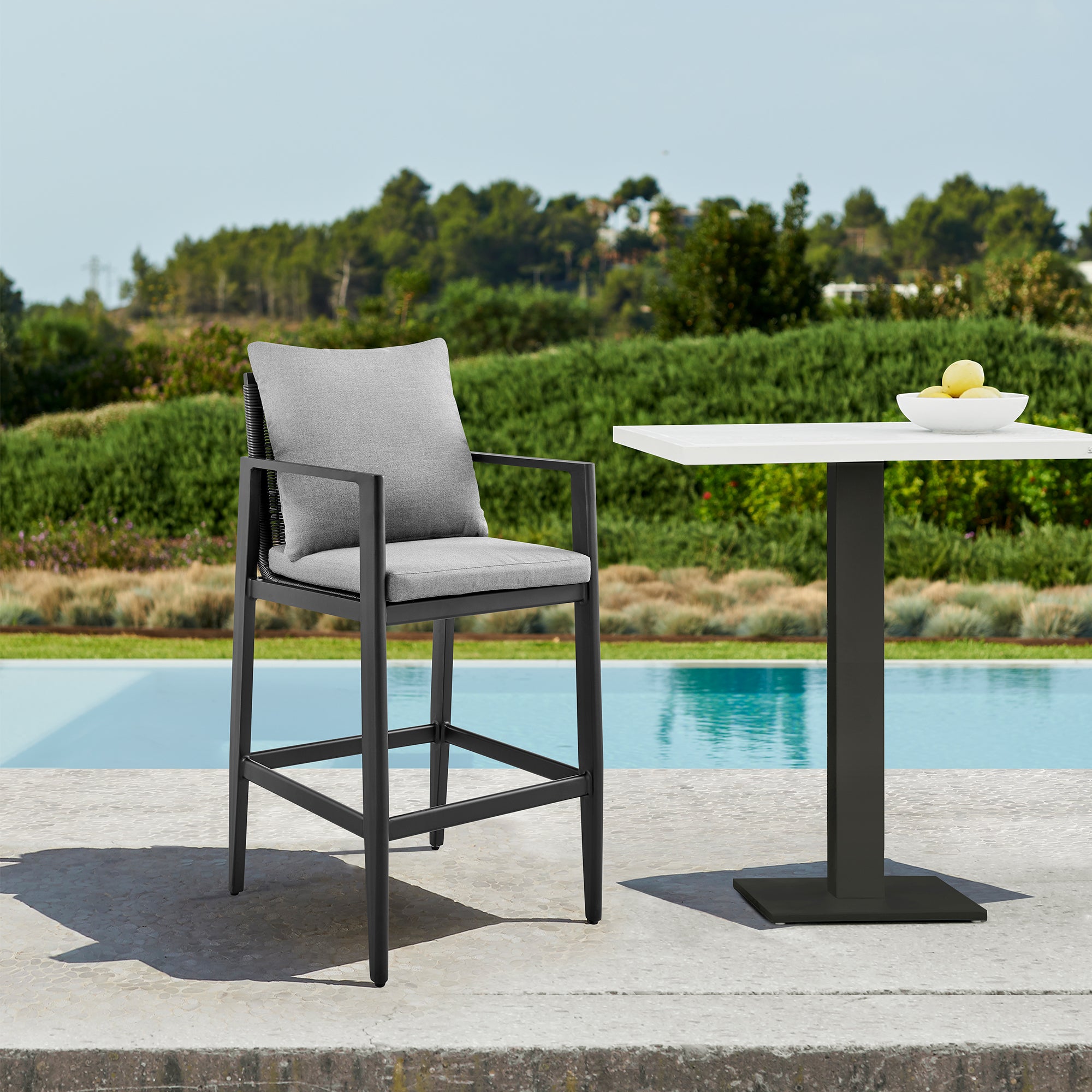 Aluminum patio bar discount stools