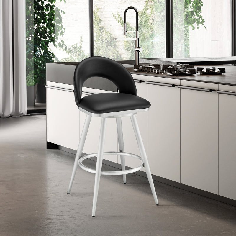 Brushed bar online stool