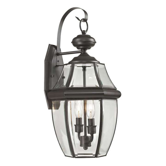 Ashford 2-Light Coach Lantern in Oil Rubbed Bronze - Medium | Sconces | Modishstore