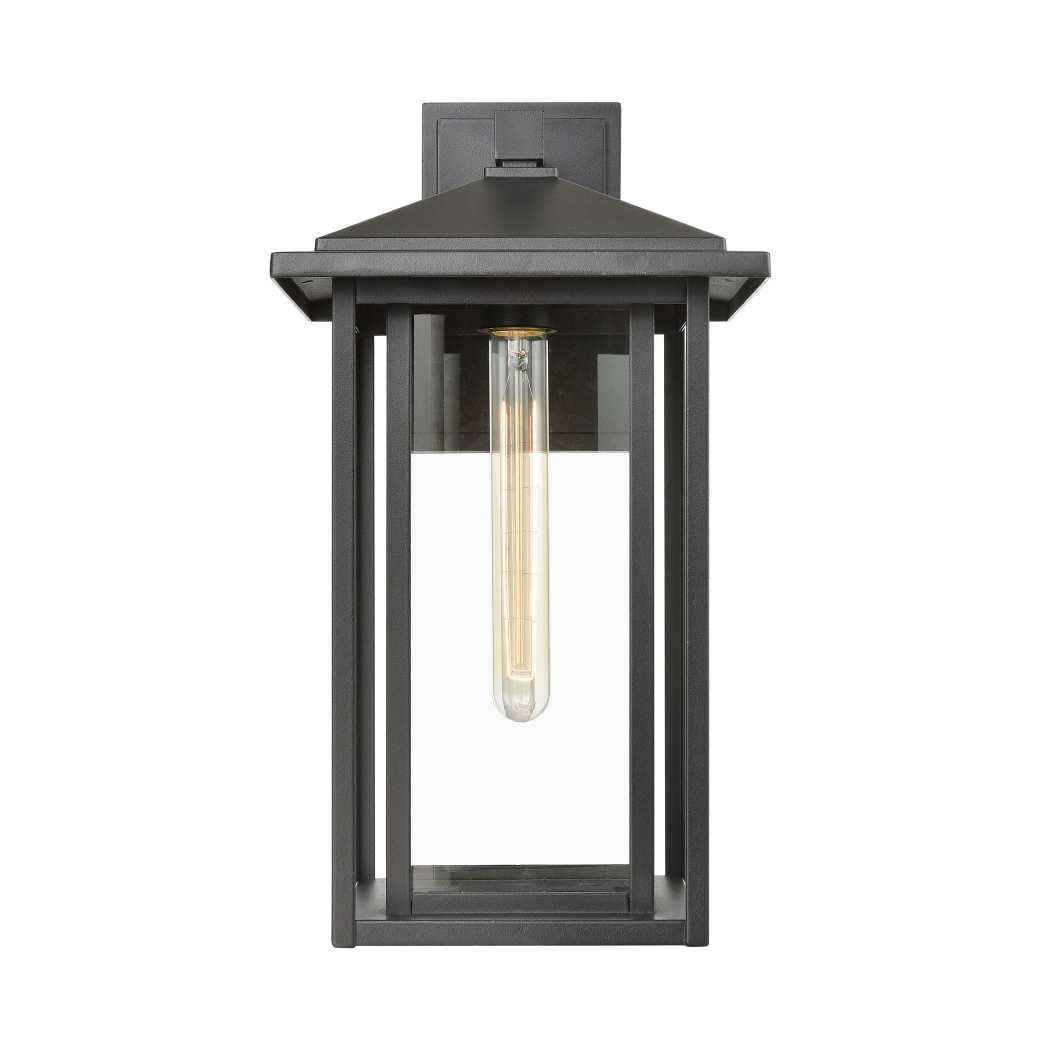 Solitude 17'' High 1-Light Outdoor Sconce - Matte Black By ELK |Sconces |Modishstore - 2