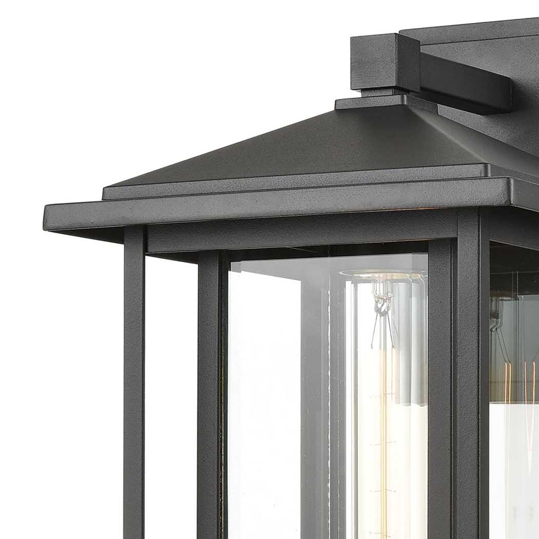 Solitude 17'' High 1-Light Outdoor Sconce - Matte Black By ELK |Sconces |Modishstore - 3