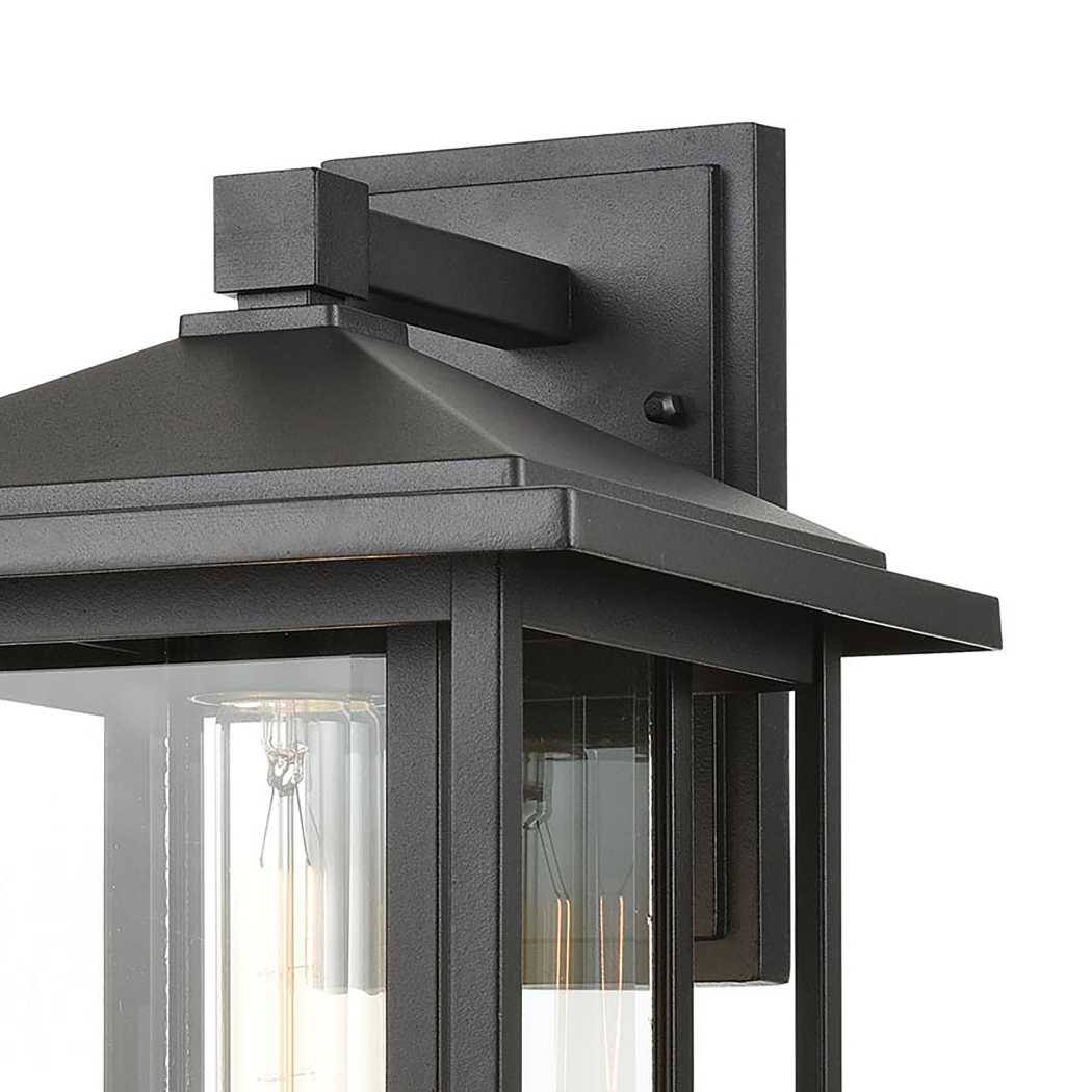 Solitude 17'' High 1-Light Outdoor Sconce - Matte Black By ELK |Sconces |Modishstore - 4