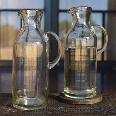 Cantina Recycled Glass Carafe - Set Of 2 By HomArt