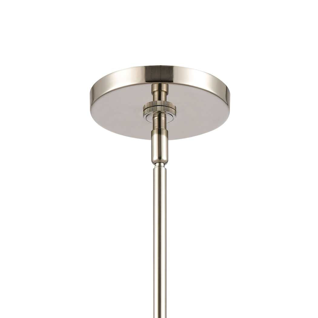 Gabby 11'' Wide 1-Light Mini Pendant - Polished Nickel By ELK |Pendant Lamps |Modishstore - 3