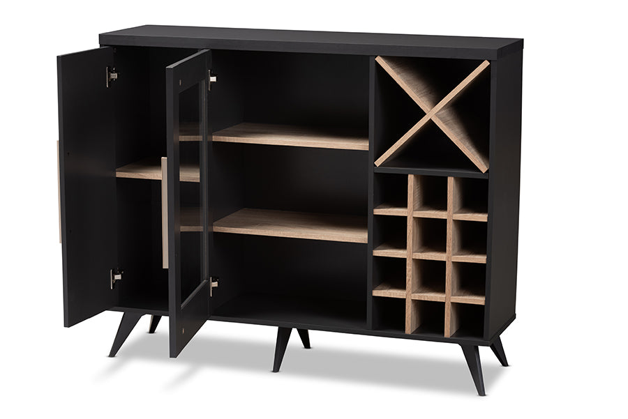 Baxton studio best sale wine cabinet