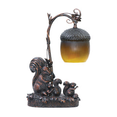 Sterling Industries Squirrel Acorn Mini Accent Table Lamp