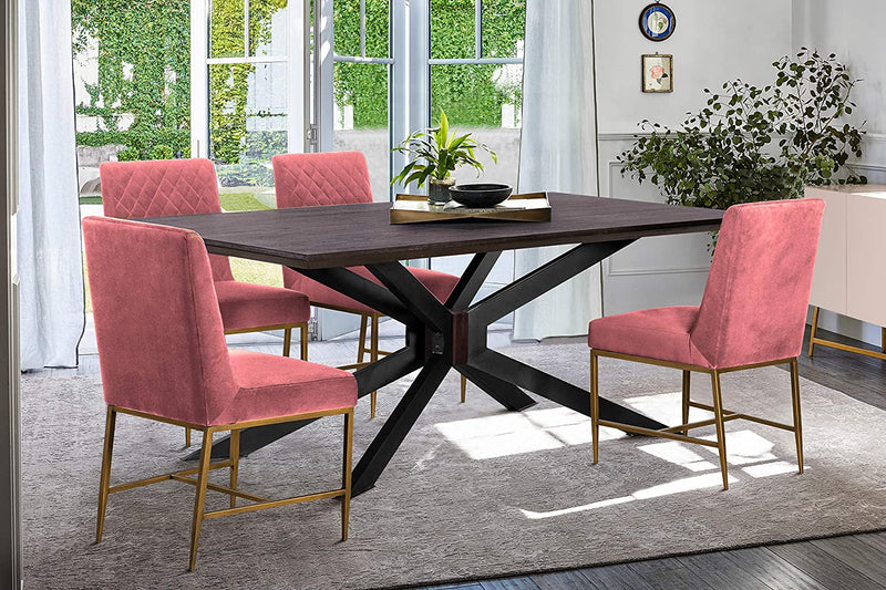 Pirate and Pink Memphis 5 Piece Modern Dining Set By Armen Living | Dining Sets | Modishstore