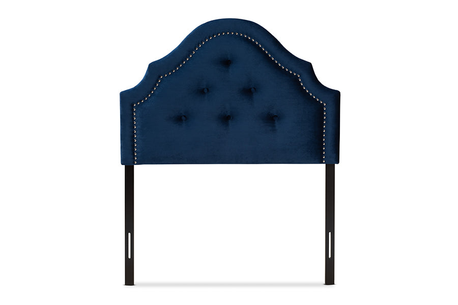 Baxton Studio Cora Modern and Contemporary Royal Blue Velvet