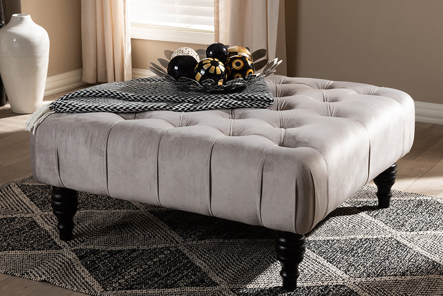 Tufted deals cocktail ottoman