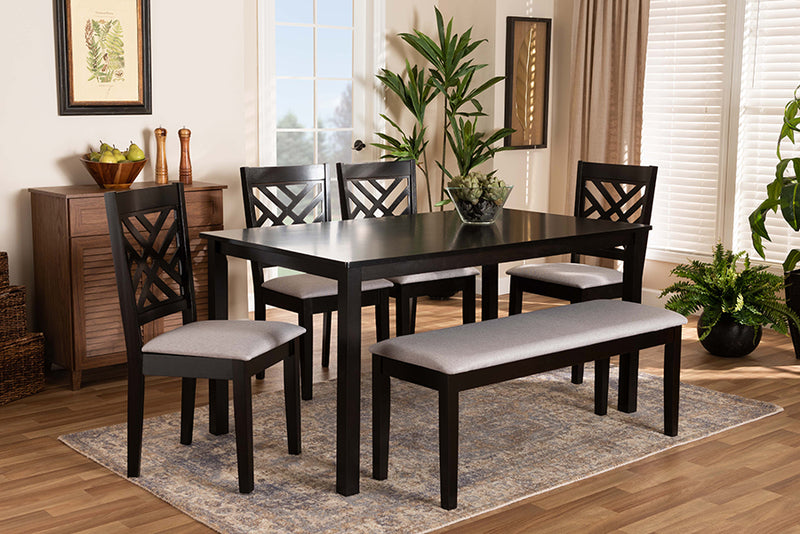 6 piece best sale black dining set